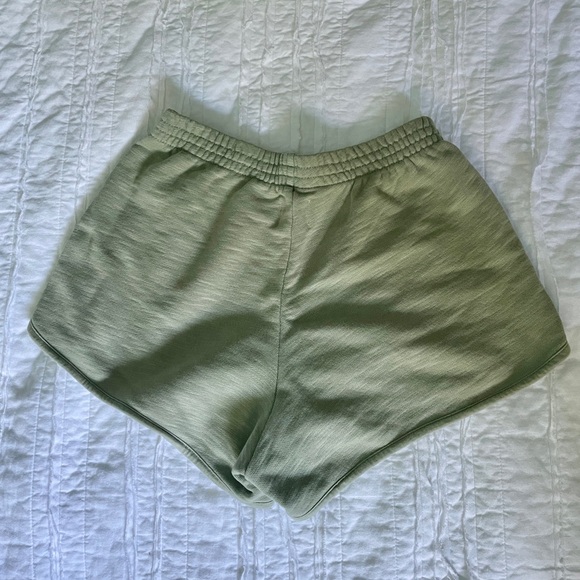 Madewell soft pull on shorts sage green xs - Picture 2 of 3